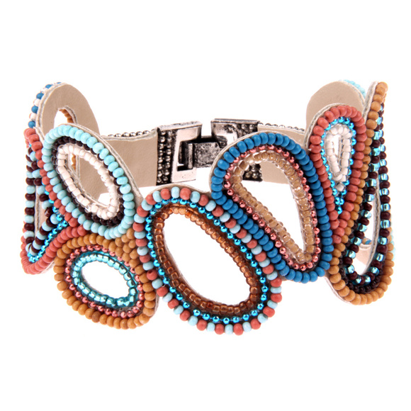 Soan Abstract Loop Bracelet in Mohave - Picture 1 of 1